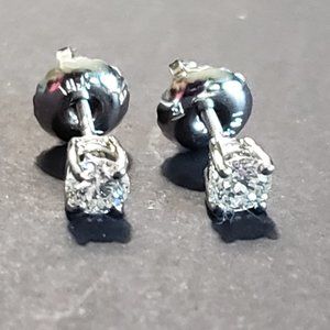 .30 CT Diamond Studs 14K WG
